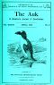 [Gutenberg 59190] • The Auk: A Quarterly Journal of Ornithology, Vol. XXXVI APRIL, 1919 No. 2